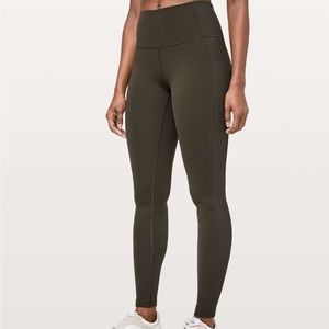 Lululemon Wunder Under High-Rise Leggings 28" Rib